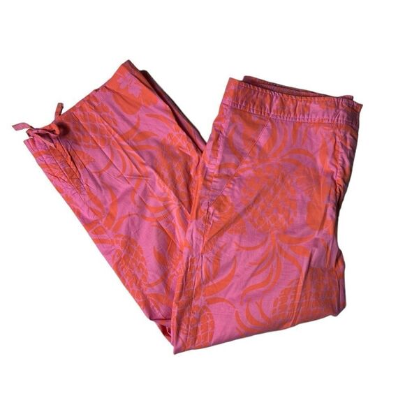 Lilly Pulitzer Pink and Orange Capri Pant Size 2 - Picture 7 of 7